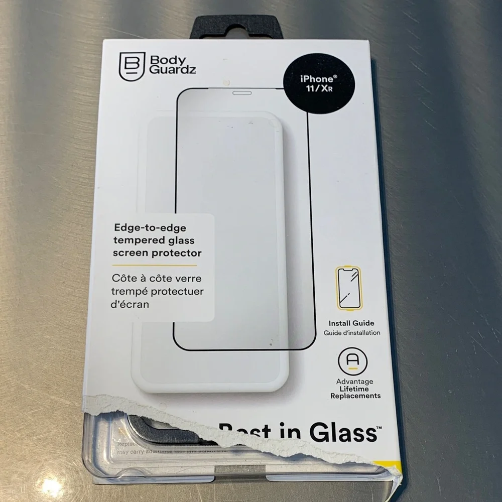 Body Guardz Tempered Glass Screen Protector for iPhone 11/XR NIB